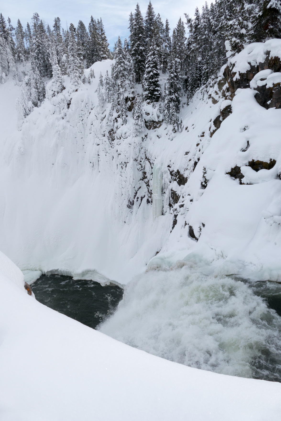 Brink of the Upper Falls of the Yellowstone